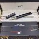 Perfect Replica Montblanc Stainless Steel Clip Black M Marc Rollerball Pen (3)_th.jpg